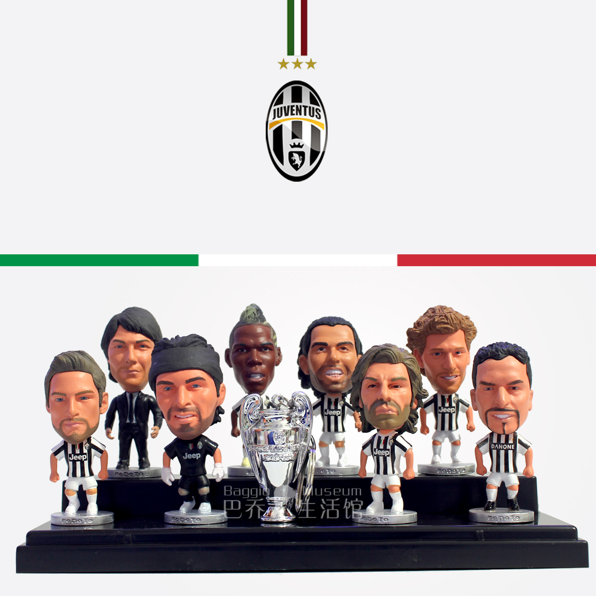 Serie A football star doll doll soccerwe Juventus Buffon Cristiano Ronaldo Dybala