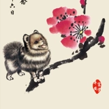 吉祥童子 Детская шерстяная картина, сувенир, подарок на день рождения, делается под заказ, 2018