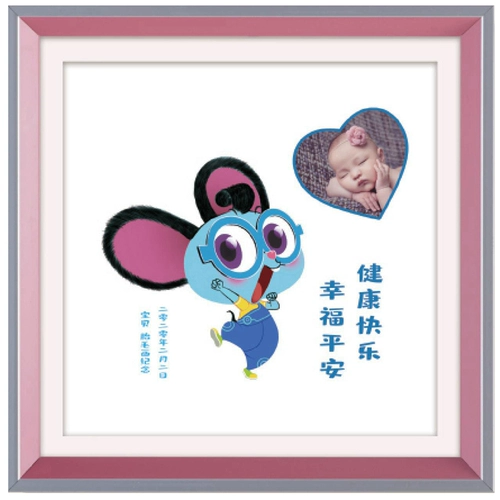 Детская шерстяная картина для младенца, сувенир, подарок на день рождения, делается под заказ, большие глаза, 2020