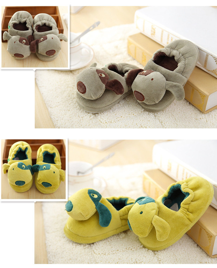 Pantoufles enfants en suède pour hiver - semelle plastique - Ref 1018330 Image 29