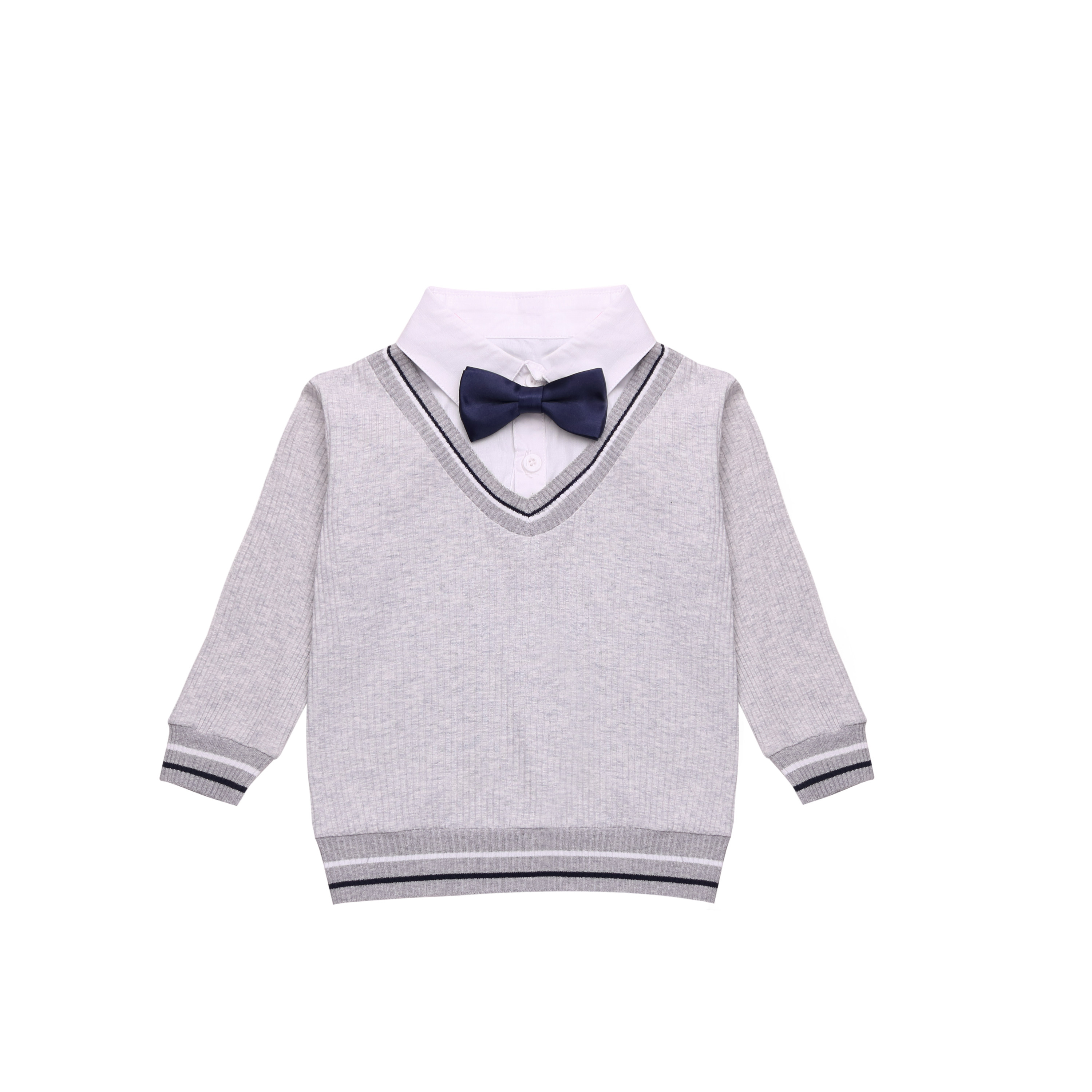 Children's school uniforms aristocratic spring and autumn long sleeves Neely two kindergarten uniforms Inn College Wind knit T-shirt