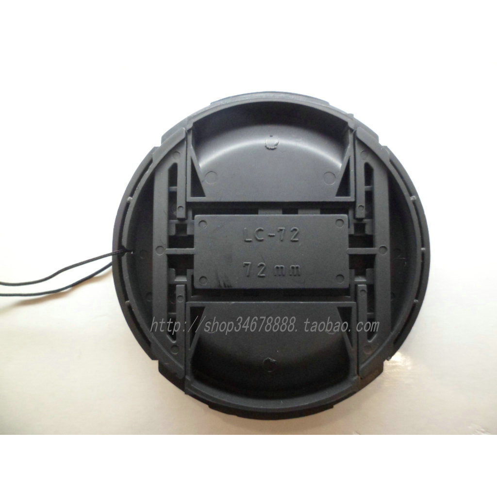 72mm 镜头盖 适用于佳能/尼康/索尼的相机 单反镜头