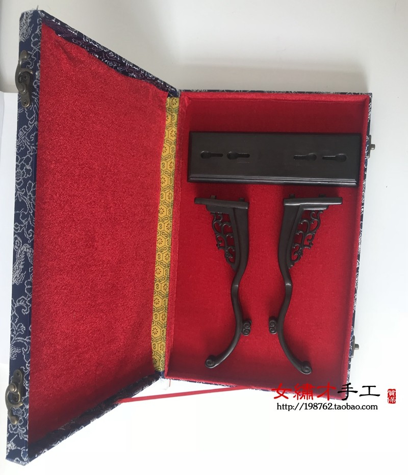 Suzhou embroidery embroidery purple sandalwood fan seat fan support fan frame Chinese-style Japanese double-sided embroidery hand-painted group fan palace fan craft fan