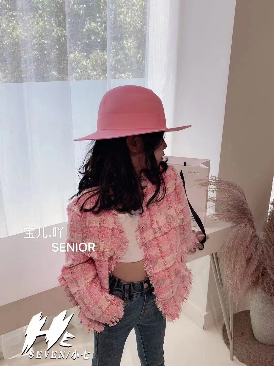 Pola South Korean children's clothing 2021 autumn and winter new boy girl ladies'ladies' sweet and beautiful Chaochio style subsuit jacket