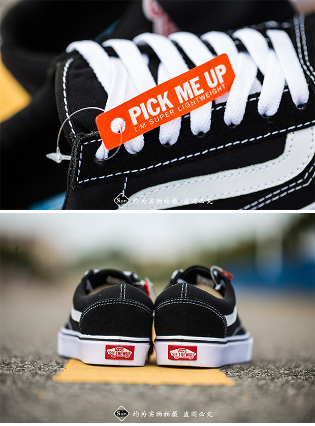 Quạt siêu nhẹ Vans Màu đen và trắng thấp để giúp thu hút những đôi giày nam và nữ Old Skool Giày vải VN0A2Z5WIJU giày the thao