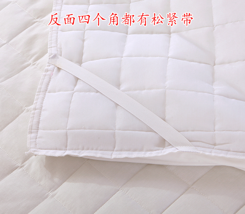 Bông vải bông bông giường váy dày đặc màu trắng sữa váy cạnh đơn giản thanh lịch tùy biến - Váy Petti ga giường viền họa tiết