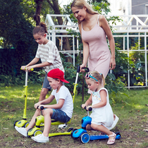 COOGHI Cool Ride Kids Scooter 2-in-1 Baby Multifunctional Three Wheel Balance Scooter can be sat and slid