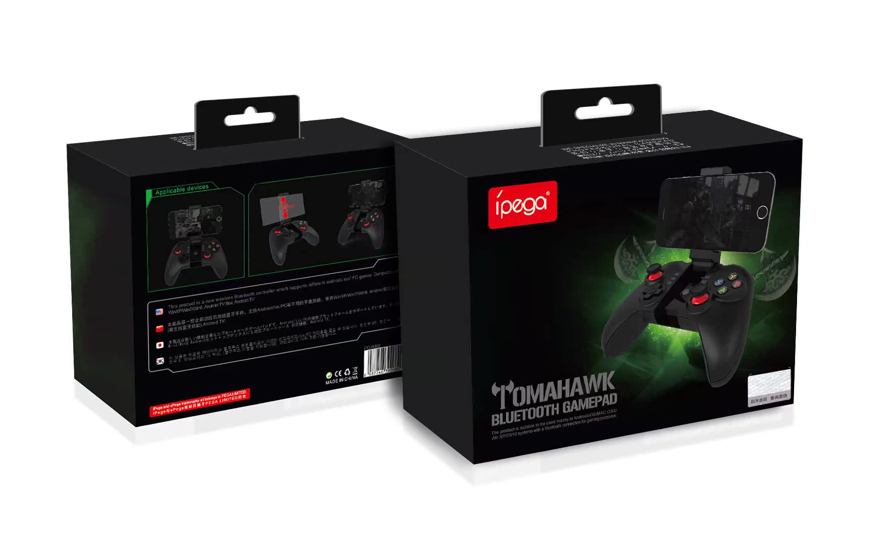 IPEGA new product Tomahawk Bluetooth game handle Android IOS mobile phone PC computer wireless handle PG-9068