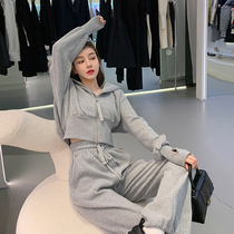 Sandro Moscoloni fashion suit 2021 new womens autumn little sub sports casual two sets