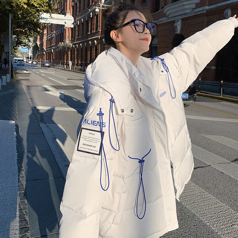 Sandro Moscoloni short version down clothes woman 2021 Winter new small sublitato hat white coat