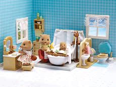Модель дома 森林家族 sylvanian families 美版浴室套装