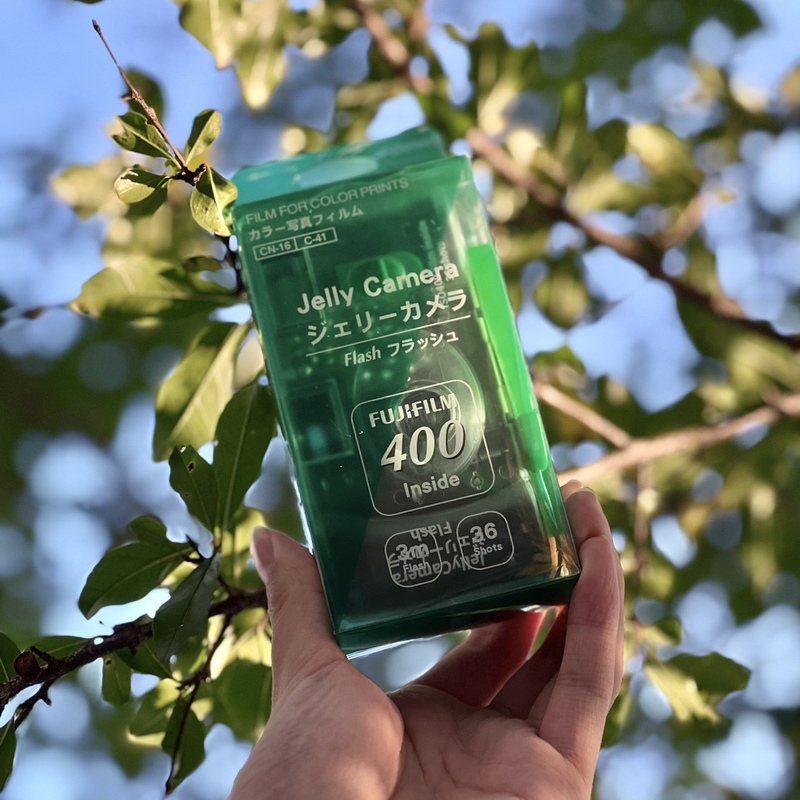 Fuji Jelly Disposable Film Camera Transparent Film Birthday Gift for Best Friend Refillable Superstar Jam
