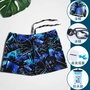 Quần bơi nam thời trang bên bờ biển lỏng lẻo nhanh khô phẳng góc cao đàn hồi thiết bị áo tắm - Nam bơi đầm quần bơi dài nam