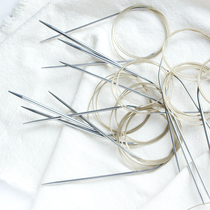Yuan knit 100 ring sweater needle stainless steel bar knitting tool to extend imported nylon rope circular needle