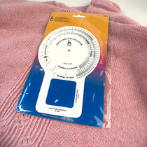 McDull imported pony knitting density ruler sweater knitting tool number of needles number of rows and size calculation measuring artifact