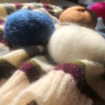 Yuanzhi Jianzhen imported mohair wool hand-woven blended merino wool thread stick needle crochet diy