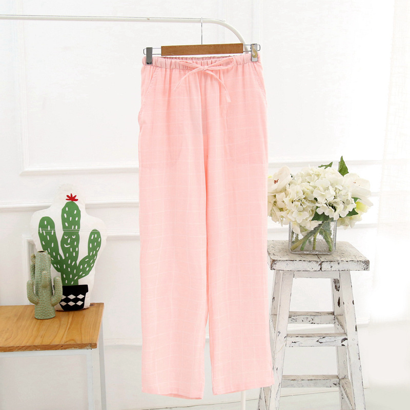 Quần pyjama Quần cotton của phụ nữ có thể được mặc bên ngoài mùa xuân và mùa thu quần nam bằng vải cotton và đồ ngủ bằng vải mỏng dành cho nữ quần ấm mùa đông cho nữ