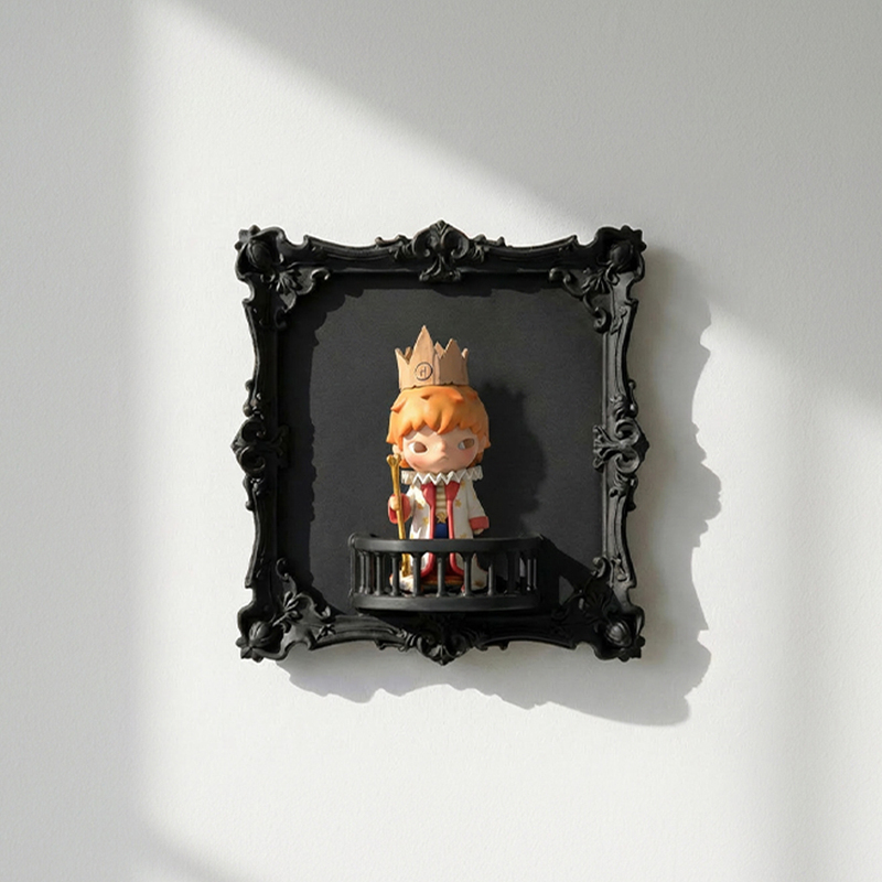 Blind Box Photo Frame Storage Display Decorative Photo Frame Base Magnetic Back Panel Picture Frame Baroque Creative Vintage Wall Decoration