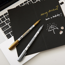 Black cardboard special pen Paint pen Graffiti silver metal pen diy marker pen Gold oily pen Paint pen