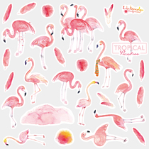 Set cute Korean Cartoon creative small sticker bag hand account decoration material paste diy collection Post