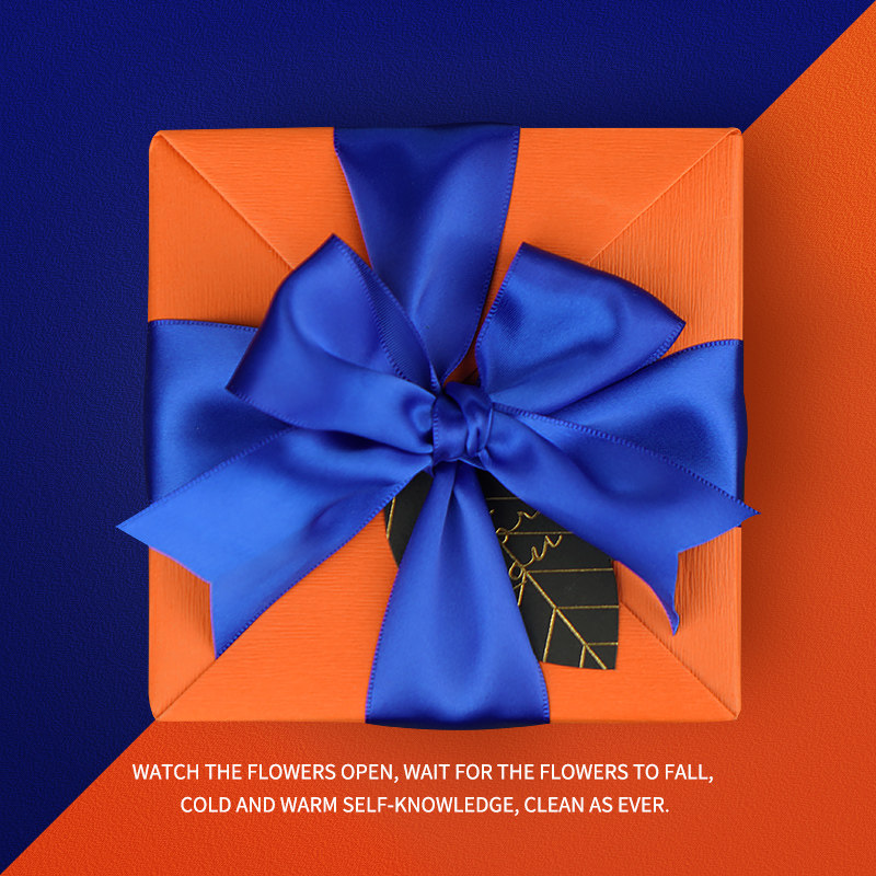 Ins style gift wrapping paper large size Valentine's Day high-end gift box ribbon material set birthday gift paper