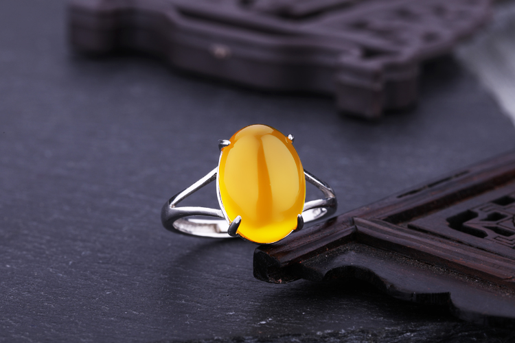 S925 sterling silver ring trống hỗ trợ thiết lập 10 * 14 7 * 9 8 * 10 11 * 13 9 * 12 12 * 15 nhẫn titan