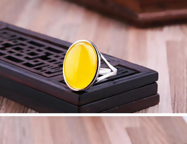 S925 sterling bạc nhẫn trống hỗ trợ 8 * 10 9 * 13 12 * 18 12 * 15 15 * 20 14 * 18 7 * 9 chăm sóc nhẫn nữ - Nhẫn nhẫn calvin klein