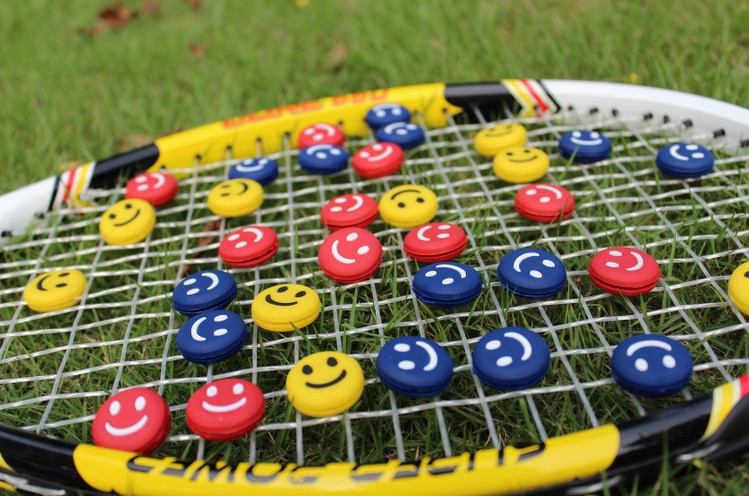 Vợt tennis giảm xóc chính hãng silicone giảm xóc hôn vợt tennis giảm xóc quần vợt phụ kiện 3 màu tùy chọn vợt tennis chính hãng