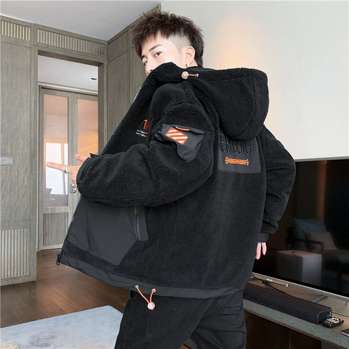 Утепленная куртка, толстовка с капюшоном для отдыха, мужской демисезонный трендовый пуховик, оверсайз