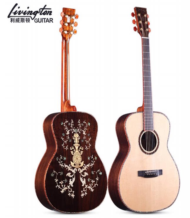 Livingston Liveston XL-50MS XL-80MS OM 40 inch folk full board guitar