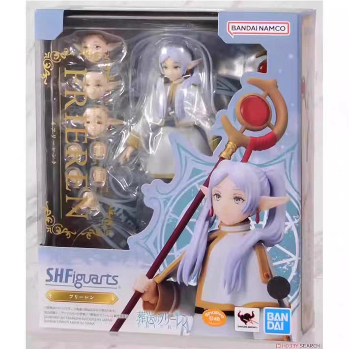 Bandai Shf the Funeral of the Frieren: Beyond Journey's End Magician Frieren Articulated Action Figure Reissue in Stock