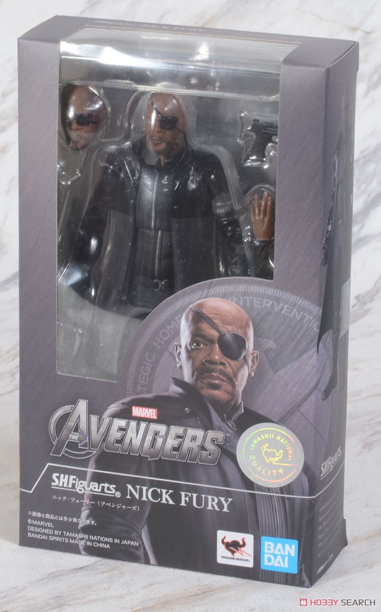Bandai Wandai SHF Avengers Union S.H.I.E.L.D. Chief Nick Fury Joint Moveable Hands