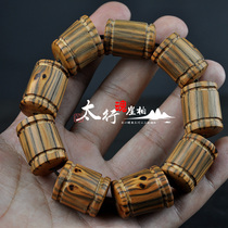 Taihang Yabai Authentic Taihang Yabai aging high oil handmade bamboo tiger skin pattern hand skewer personality