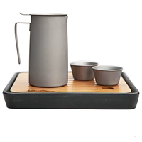 Чайник Праджна (один чайник + две чашки) [поставляется с подносом для чая]