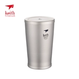 Кейт Кайси чистый титановый чашка для домашнего офиса, делая чайную чашку вакуумной изоляции с высоким содержанием двойного двойного чистого титана водяной чашки