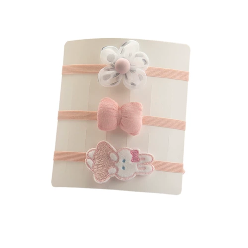 Детская демисезонная повязка на голову, хлопковый детский милый аксессуар для волос для раннего возраста для принцессы