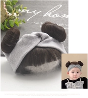 Серый ремешок для парика