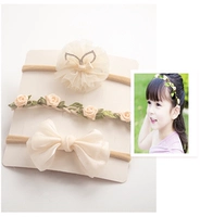 Белая повязка на голову, 3 предмета