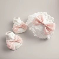 С бантиком, розовый