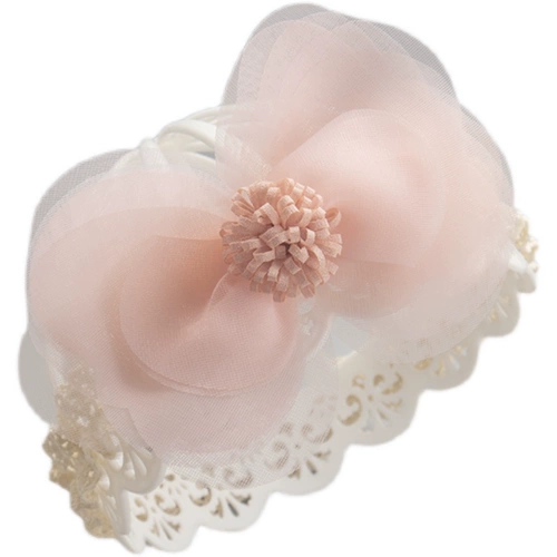 Детская милая повязка на голову для принцессы, заколка для волос с бантиком, аксессуар для волос, в корейском стиле