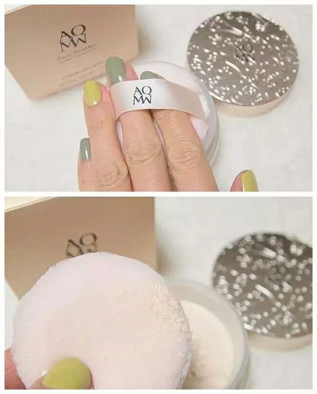 Decorte 黛珂 AQMW sandal trắng bướm nhảy nhung da đẹp bột phấn lỏng set phấn trang điểm 20g dầu kiểm soát lỗ chân lông