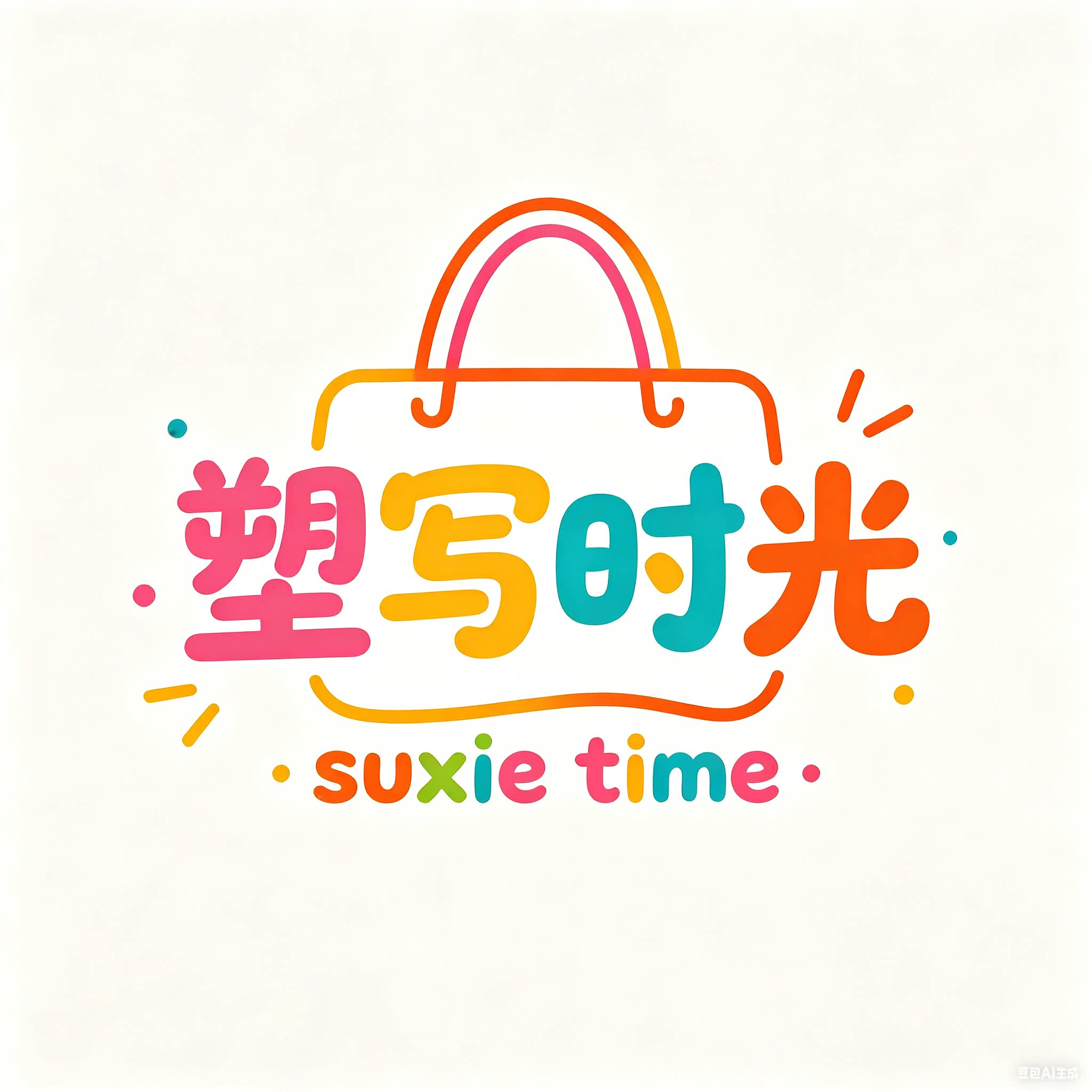 塑写时光包装袋的LOGO