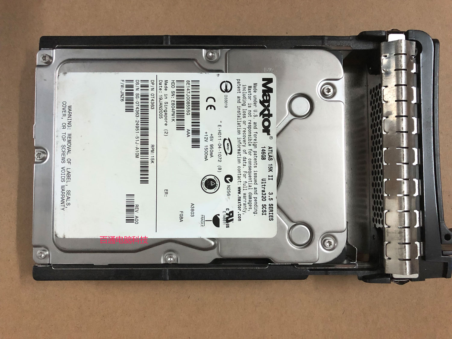 DELL server hard drive 8E147J008555G 0T4363 146GB ATLAS 15K II SCSI