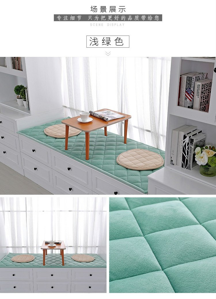 Bay cửa sổ mat tatami mat cửa sổ hiện đại máy tùy chỉnh tối giản thể giặt đệm đệm dày hơn bốn mùa trượt ban công - Ghế đệm / đệm Sofa bộ đệm ghế