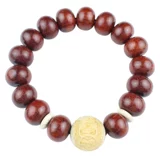 Креативный браслет из сандалового дерева, аксессуар из розового дерева подходит для мужчин и женщин, прямые продажи с завода