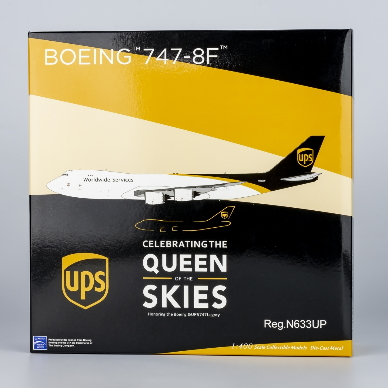 航空機・ヘリコプター UPS 747-8F N605UP 1/400 1:400 NG Models NG78026 UPS B747-8F N605UP Aircraft Model+