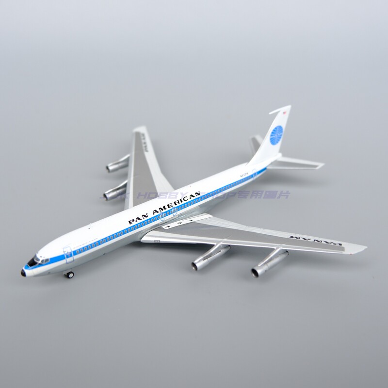Z² Z2 Model 1/400 Pan American Airways Boeing 707-300 N412Pa Length 11cm