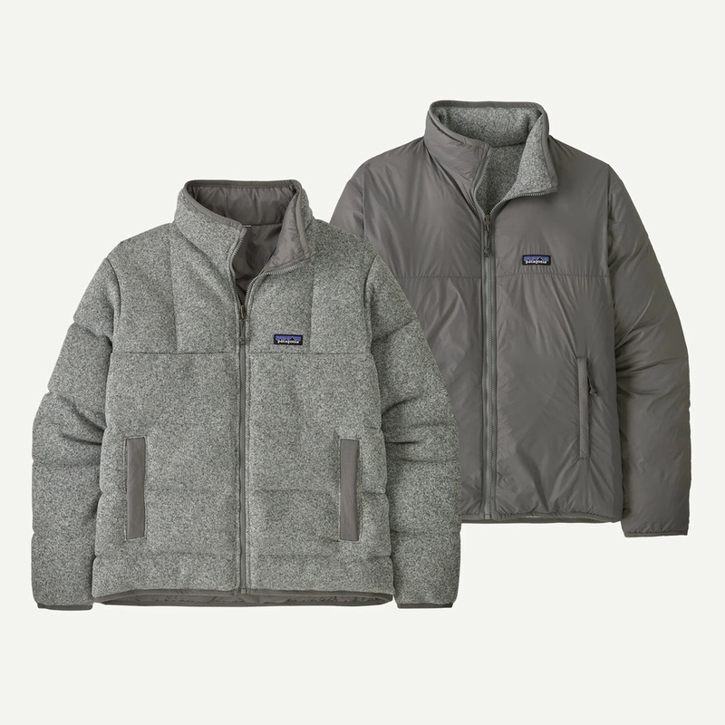 Directly Shipped from the Usa: Patagonia Double-Sided Outdoor down Jacket, Thickened Lamb Wool Warm Coat