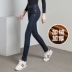 Cộng với quần jean cạp cao cạp cao quần dài quần mẹ tải quần mùa thu và quần áo mùa đông quần nữ trung niên 40-50 tuổi Quần áo của mẹ