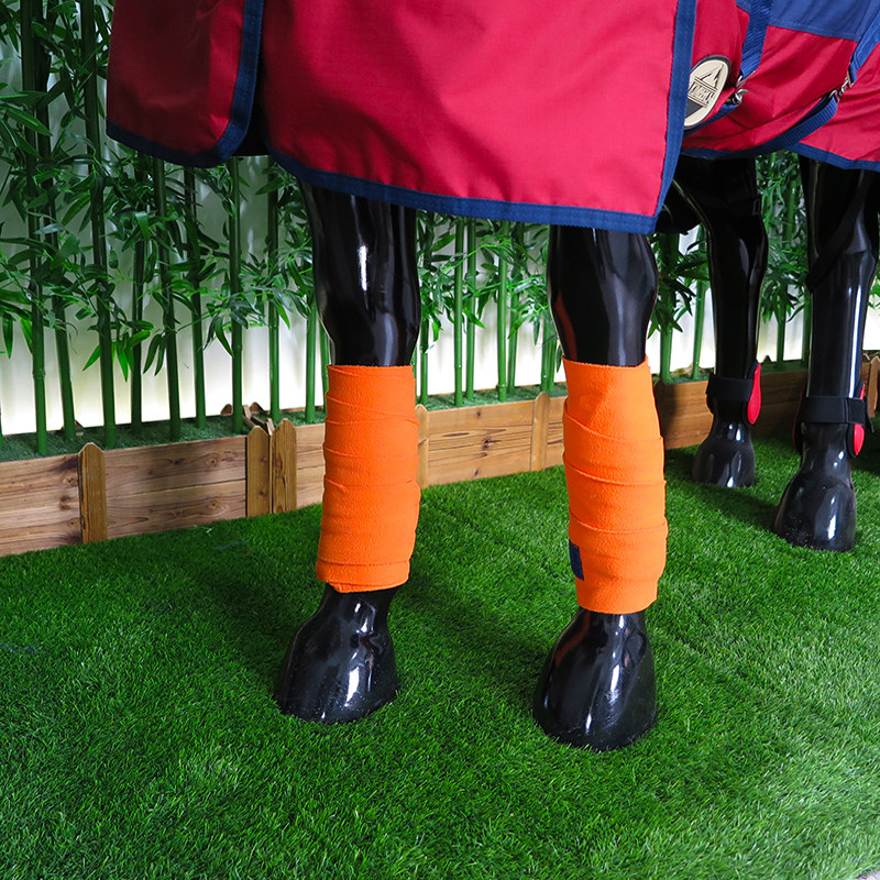 Cloth strip horse leggings 6 meters long thick double sided with fluff fleece horse leggings in a variety of colors